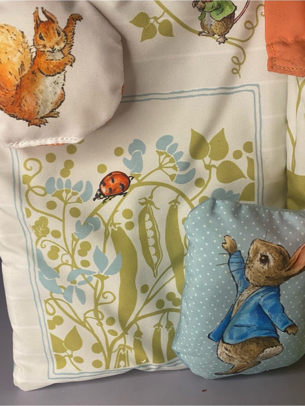 Peter Rabbit Plush Soft Activity Book - Orange Trim - Picture 12 of 15